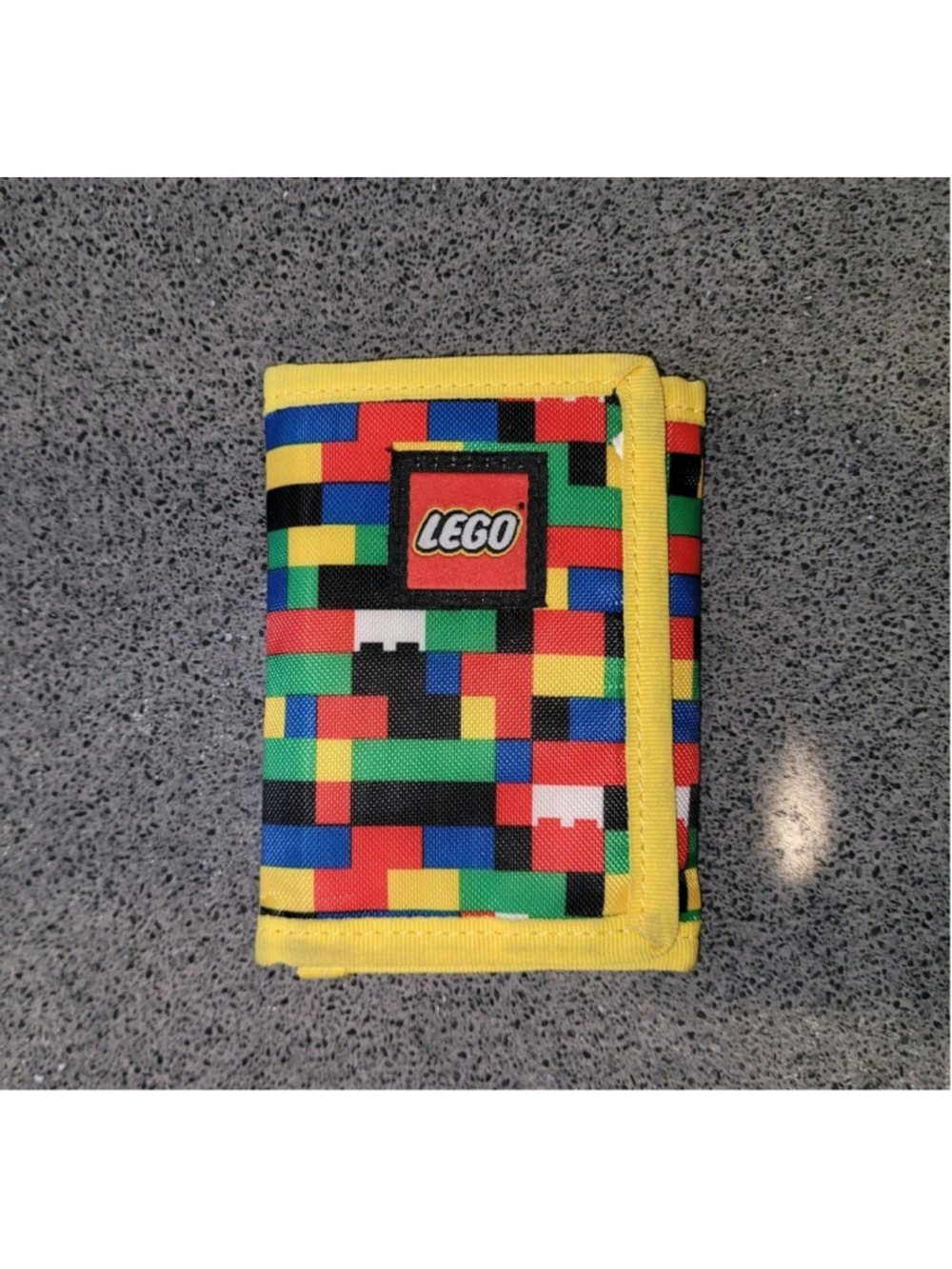 LEGO Tri-Fold East Strip Closure Boys Wallet Lego Block Print